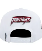 Men's Pro Standard White Clark Atlanta University Panthers Evergreen Wool Snapback Hat