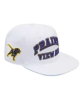 Men's Pro Standard White Prairie View A&M Panthers Evergreen Wool Snapback Hat