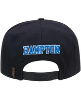 Men's Pro Standard Black Hampton Pirates Arch Over Logo Evergreen Snapback Hat