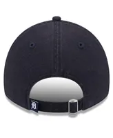 Women's New Era Navy Detroit Tigers Leaves 9TWENTY Adjustable Hat