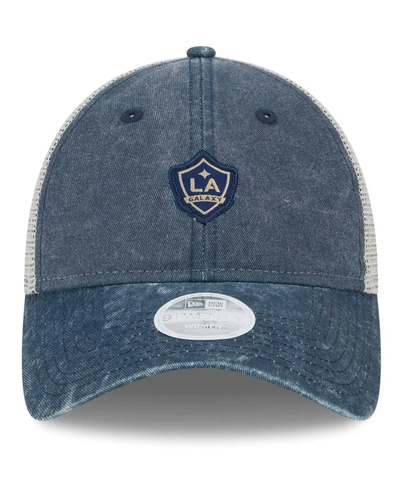 Women's New Era Navy La Galaxy Micro 9TWENTY Adjustable Hat