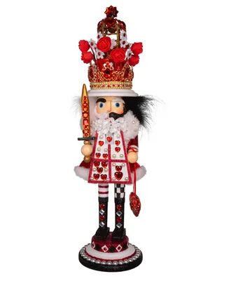 Kurt Adler 18" Hollywood King of Hearts Nutcracker