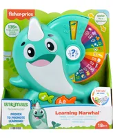 Fisher Price Linkimals Narwhal Interactive Electronic Learning Toy - Multi