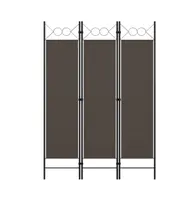 vidaXL 3-Panel Room Divider Anthracite 47.2"x70.9"