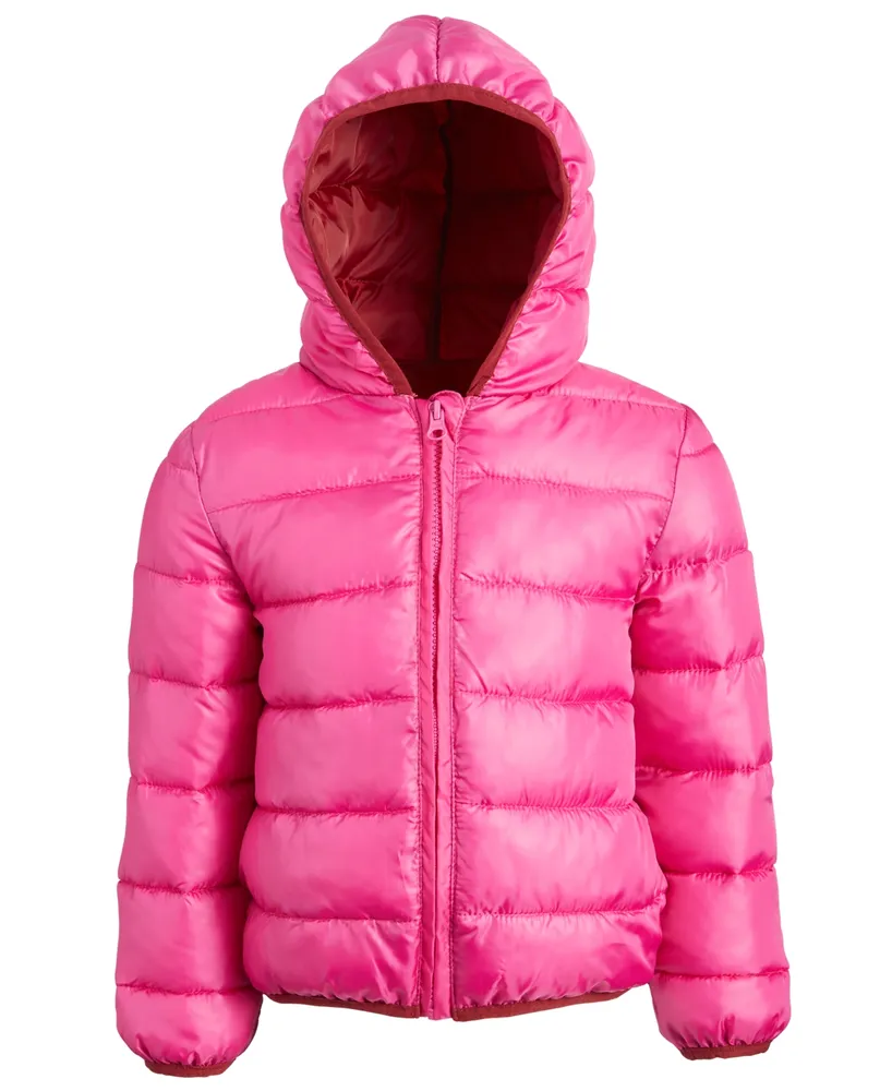 Epic Threads Toddler & Little Girls Unicorn Quilted Solid Packable Hooded Puffer Jacket, Created for Macy's