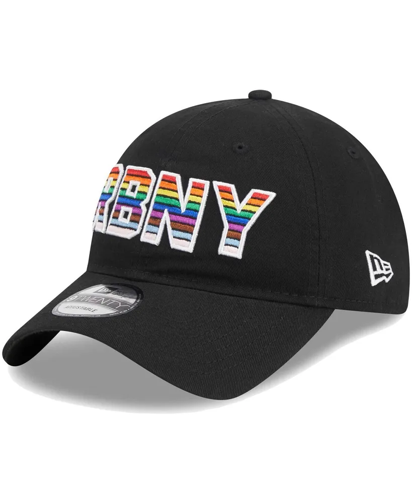 Men's New Era Black New York Red Bulls Pride 9TWENTY Adjustable Hat