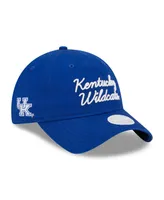 Women's New Era Royal Kentucky Wildcats Script 9TWENTY Adjustable Hat