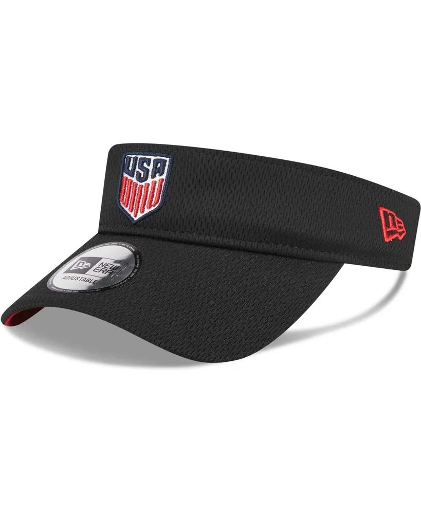 Men's New Era Black Usmnt Basic Visor