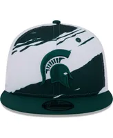 Men's New Era Green Michigan State Spartans Tear Trucker 9FIFTY Snapback Hat