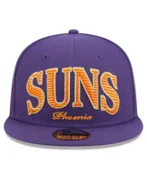 Men's New Era Purple Phoenix Suns Golden Tall Text 9FIFTY Snapback Hat