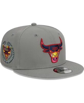 Men's New Era Gray Chicago Bulls Color Pack 9FIFTY Snapback Hat