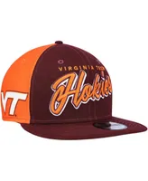 Men's New Era Maroon Virginia Tech Hokies Outright 9FIFTY Snapback Hat