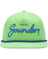 Men's New Era Green Seattle Sounders Fc Corduroy Golfer Adjustable Hat