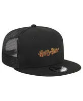 Men's New Era Black Harry Potter Trucker 9FIFTY Snapback Hat