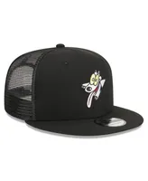 Men's New Era Black Rocko's Modern Life Spunky Trucker 9FIFTY Snapback Hat