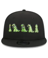 Men's New Era Black Rugrats Trucker 9FIFTY Snapback Hat