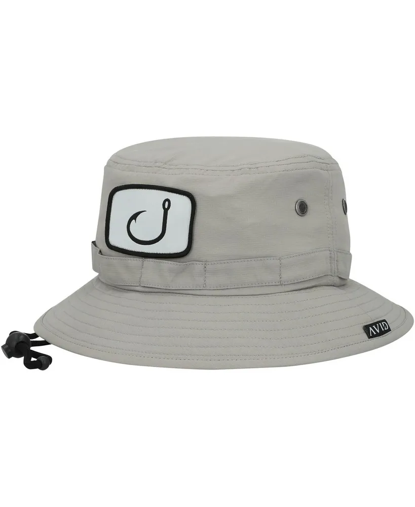 Men's Avid Gray Baja Boonie AVIDry Bucket Hat