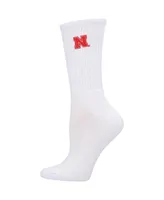 Women's ZooZatz Red, White Nebraska Huskers 2-Pack Quarter-Length Socks