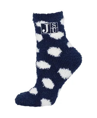 Women's ZooZatz Jackson State Tigers Fuzzy Dot Ankle Socks