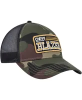 Men's American Needle Camo Chevrolet Blazer Twill Valin Patch Snapback