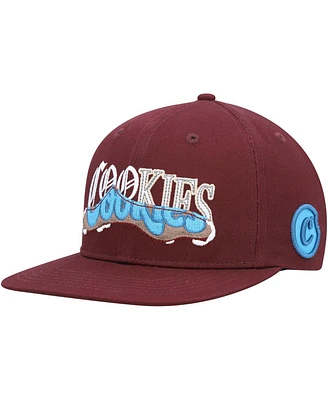 Men's Cookies Burgundy Upper Echelon Snapback Hat