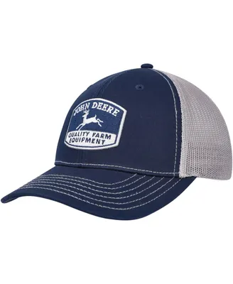 Men's Top of the World Navy John Deere Classic Trucker Adjustable Hat