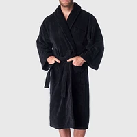 Alpine Swiss Pure Cotton Men Terry Cloth Bathrobe Super Absorbent Hotel Spa Robe