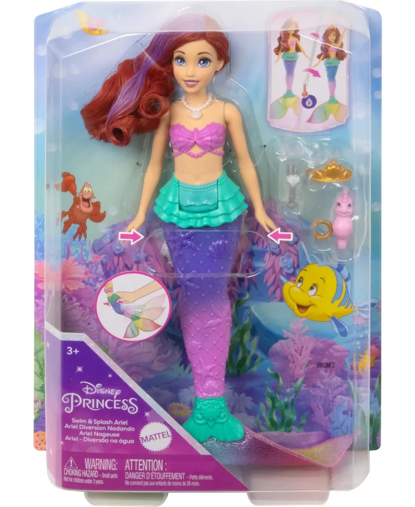 Disney Princess Swim & Splash Ariel Doll - Multi