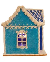 Kurt Adler 7" Battery-Operated Hanukkah Led House Table Piece