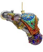 Kurt Adler 7" Bellissimo Glass Elephant Ornament