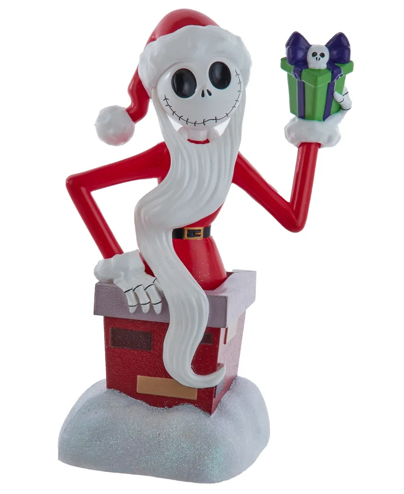 Kurt Adler 10" Disney Nightmare Before Christmas Jack Skellington Treetop