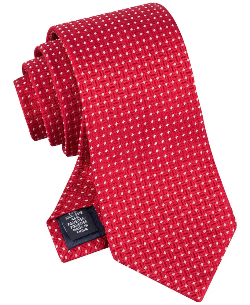 Tommy Hilfiger Men's Natte Grid Tie