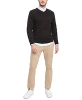 Tommy Hilfiger Men's Essential Solid V-Neck Sweater