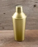 Thirstystone by Cambridge Champagne Gold Faceted Cocktail Shaker