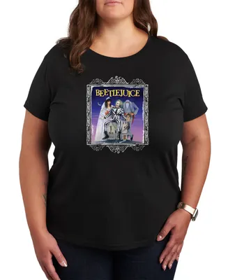 Air Waves Trendy Plus Size Beetlejuice Graphic T-shirt