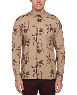 Perry Ellis Men's Floral-Print Shirt