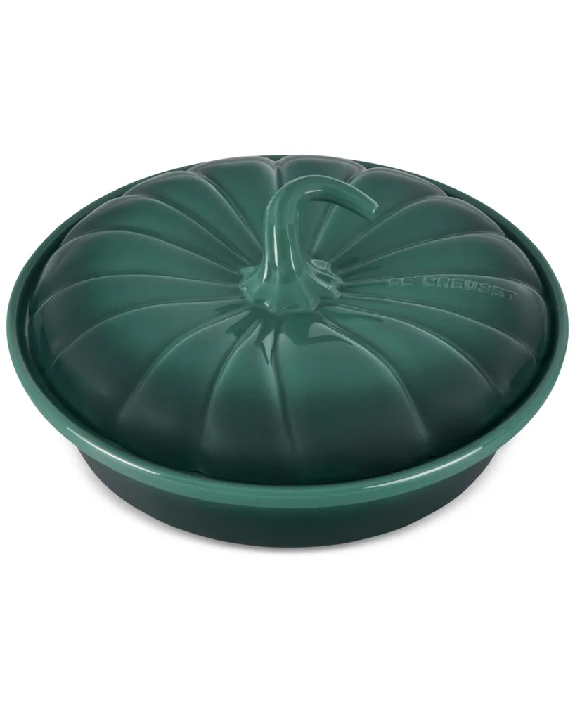 Le Creuset Glazed Stoneware Pumpkin Baker with Lid