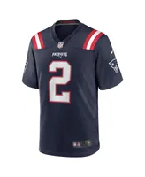 Men's Nike Jalen Mills Navy New England Patriots Game Player Jersey