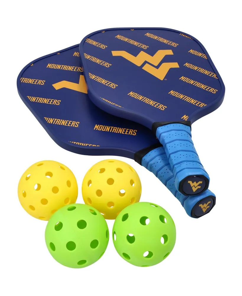 Jardine West Virginia Mountaineers Pickleball Paddle Set