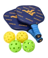 West Virginia Mountaineers Pickleball Paddle Set