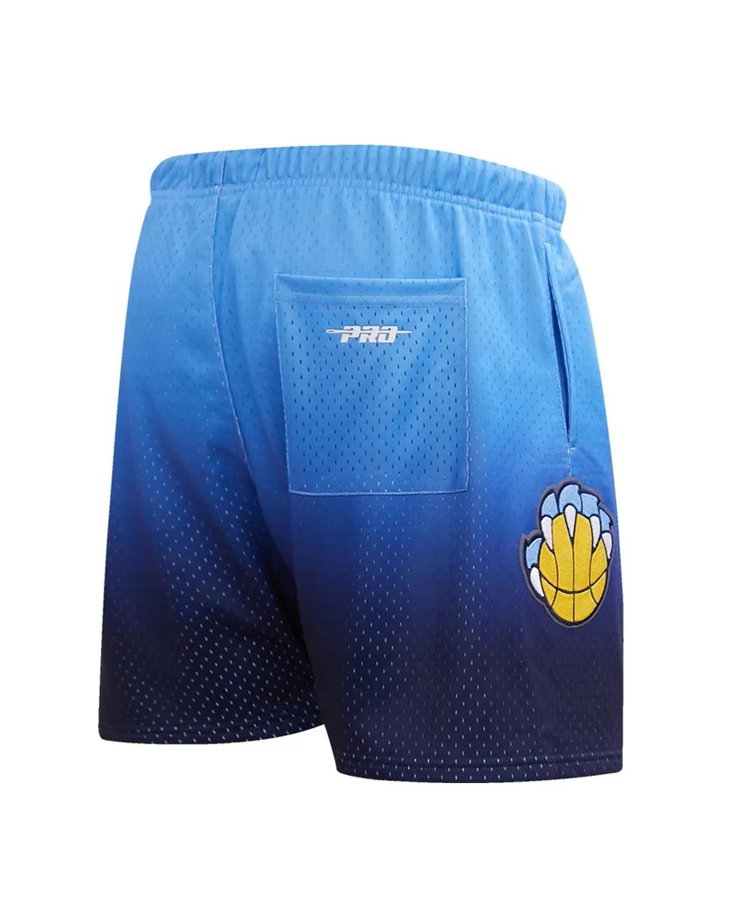 Men's Pro Standard Navy, Light Blue Memphis Grizzlies Ombre Mesh Shorts