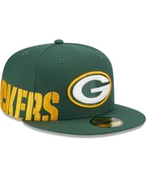 Men's New Era Green Green Bay Packers Arch 59FIFTY Fitted Hat