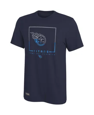 Men's Navy Tennessee Titans Combine Authentic Clutch T-shirt