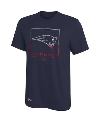 Men's Navy New England Patriots Combine Authentic Clutch T-shirt