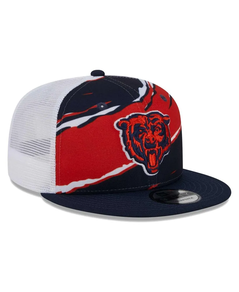 Men's New Era Navy Chicago Bears Tear Trucker 9FIFTY Snapback Hat