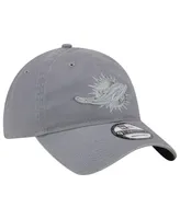 Men's New Era Gray Miami Dolphins Color Pack 9TWENTY Adjustable Hat