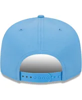 Men's New Era Light Blue Houston Oilers Gridiron Classics Main Script 9FIFTY Snapback Hat