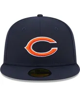 Men's New Era Navy Chicago Bears Main 59FIFTY Fitted Hat