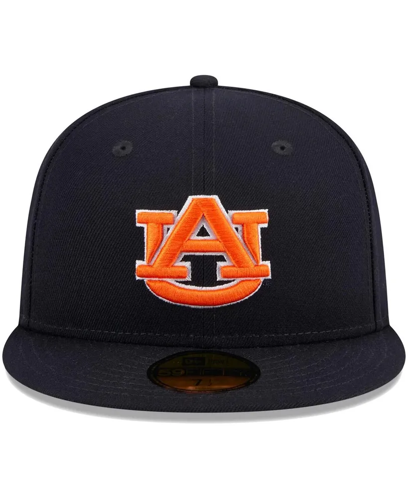 Men's New Era Navy Auburn Tigers Evergreen 59FIFTY Fitted Hat