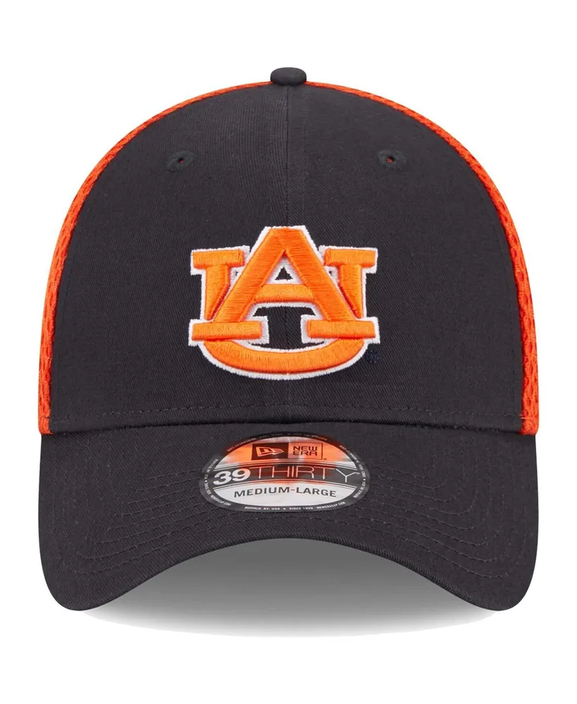 Men's New Era Navy Auburn Tigers Evergreen Neo 39THIRTY Flex Hat